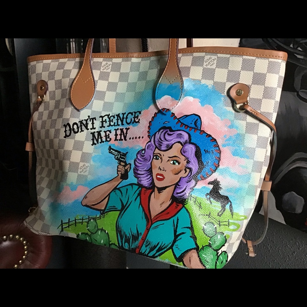Painted Designer Purse
